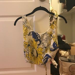 Floral crop top